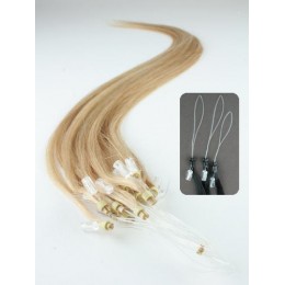 Vlasy pro metodu Micro Ring / Easy Loop / Easy Ring / Micro Loop 50cm – přírodní blond