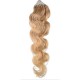 Vlasy pro metodu Micro Ring / Easy Loop / Easy Ring 60cm vlnité – přírodní blond
