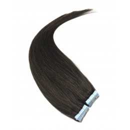 Vlasy pre metódu Pu Extension / Tapex / Tape Hair / Tape IN 50cm - čierne