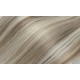 Clip in maxi set 53cm pravé lidské vlasy – REMY 200g – PLATINA/SVĚTLE HNĚDÁ