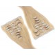 Clip in maxi set 63cm pravé lidské vlasy – REMY 240g – PŘÍRODNÍ BLOND
