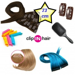Clip in deluxe balíček – clip vlasy 73cm REMY pravé lidské